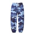 thumbnail image 4 of Nfurl Womens Sweatpants with Pockets Trendy Camo Prints Cuffed Bottoms Pants Elastic Waist Drawstring Going Out Joggers Casual Sweatpant Blue,L, 4 of 4