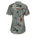 thumbnail image 4 of outfmvch t shirts for women plus size printing shirt pocket easy sleeve short womens tops shirts for women grey, 4 of 9