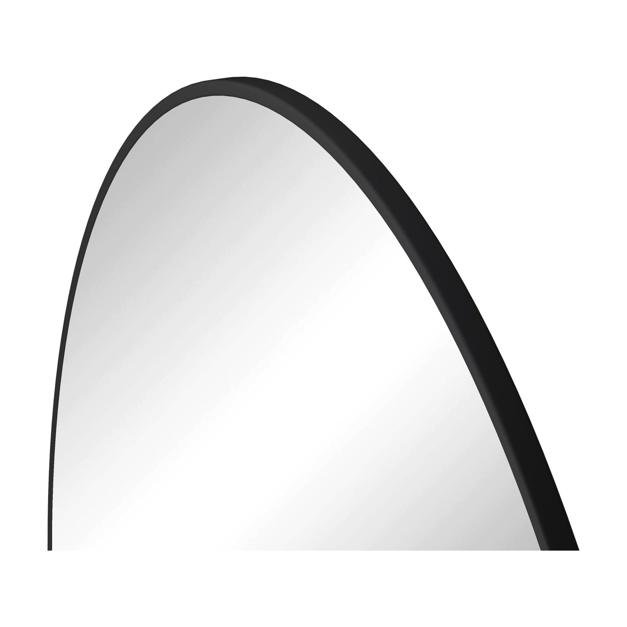 Noble House 36" Circular Wall Mirror, Metal-Framed Moisture-Resistant Vanity Mirror, for Bathroom, Wall Decor, Black