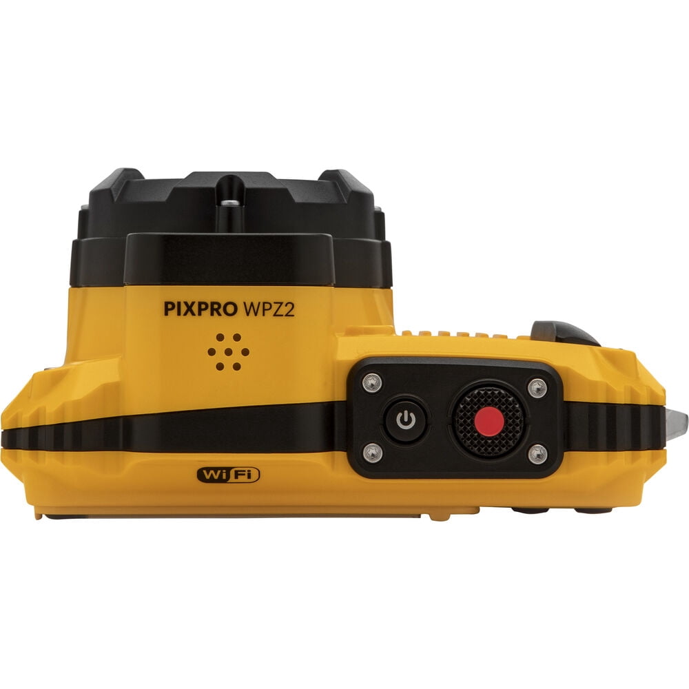 Kodak PIXPRO WPZ2 Digital Camera (Yellow) + Case + Foam Floating Strap - 32GB Value Kit