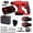 Premium 2 Batteries + Carry Case, variant on Heavy-Duty Rotary Hammer Drill, Ergonomic Electric Hammer for Concrete Brick Wood Metal Drilling