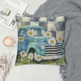 thumbnail image 2 of PHYHOO Pillow Covers Buffalo Plaid Daisy Spring Pillows Decorative Throw Pillows Light Blue Pillowcase Spring Decorations Farmhouse Decor for Couch Sofa, 2 of 5