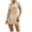 Khaki womens dresses, variant on Summer Saving Wycnly Sundresses for Women Short Sleeve Crewneck Solid Mini Dresses Casual Belt Basic Ruched Wrap Tshirt Short Summer Dress Gray xl Clearance Under $5