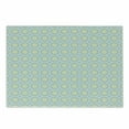 thumbnail image 1 of Aqua Cutting Board, Retro Circles Inner Dots 60s 70s Inspired Horizontal Art, Decorative Tempered Glass Cutting and Serving Board, Small Size, Pale Blue Seafoam, by Ambesonne, 1 of 1