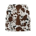 thumbnail image 4 of Mini Skirts for Women with Built In Shorts Cow Print Flowy A Line Skirt Spring Summer Comfortable Stretchy Waist Soft White L, 4 of 6