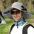 thumbnail image 7 of Wide Brim Sun Hat with Solar Fan - UPF 50+ UV Protection Cooling Bucket Hat - USB Rechargeable Fan for Outdoor Activities & Summer Wear, 7 of 7