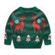 thumbnail image 2 of Suéter Para Niños Otoño Invierno Niños Moda Cuello Redondo Suéter De Dibujos Animados Suéter Clásico Verde Odeerbi LM103-7977, 2 of 9