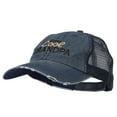 thumbnail image 2 of Super Cool Grandpa Embroidered Low Profile Cotton Mesh Cap - Navy OSFM, 2 of 5