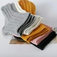 thumbnail image 6 of 0-5T Baby Solid Striped Casual Quarter Socks for Infant Toddler Kid Girls and Boys, 6 of 6
