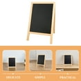 thumbnail image 3 of CTIRCHIU Double-Sided Mini Wooden Letter Board with Black Chalkboard , Erasable Display for Home, Office, and Decoration, 3 of 8