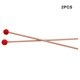 thumbnail image 4 of Paquete de 2 baquetas largas Toystoory con cabeza de goma Color Rojo para Marimba para principiantes, 4 of 6
