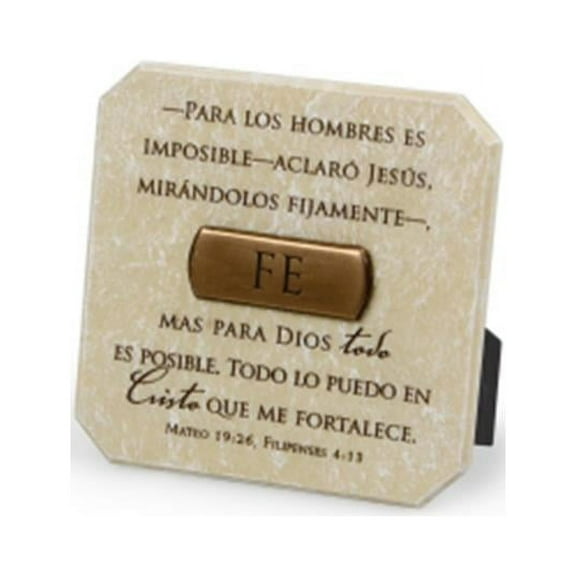 Lighthouse Christian Products 089106 Plaque-Faith Span - No. 17911