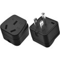 thumbnail image 2 of (2 Pack) US AU Plug Adapter,Australian Plug Adapter from USA, USA Standard 3 Prong Nema 5-15P Plug to AU Female Socket Power Converter Trave Adapter Electrical Adapter (US to AU Adapter), 2 of 4