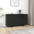 thumbnail image 1 of vidaXL Sideboard Black 135x41x75 cm Engineered Wood, 1 of 5
