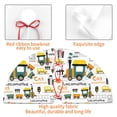 thumbnail image 4 of Sikiie Transportation Cartoon 30-48 inches {designName} Print Christmas Tree Skirt Snowman Xmas Tree Skirt with Edge Christmas Decorations for Holiday Party36", 4 of 7