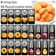 thumbnail image 5 of NUAHRHY Cookie Press Stainless Steel Cookie Maker Machine, 5 of 12