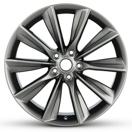 For 2016-2024 Tesla Model X 20 Inch Painted Charcoal Rim - OE Direct Replacement - Road Ready Car Wheel