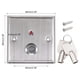 thumbnail image 2 of Interruptor de llave ON OFF Interruptores de salida Liberación de puerta SPST para control de acceso con indicador LED rojo de 12V DC, 2 of 3