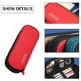 thumbnail image 3 of Pencil Case Big Capacity Compartments Pouch Stationery Art Pen Bag - red, 3 of 5
