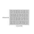 thumbnail image 4 of Toystoory Moldes de Fondant A-Z letras en inglés molde en relieve hecho a mano artesanía caramelo fundición morir celebración postre pudín Cocina y Comedor Capital/Gris Claro Toystoory HA062186-02B, 4 of 6