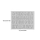 thumbnail image 5 of Bearachild Mousse moldes accesorios encantadores A-Z letras en inglés molde en relieve DIY artesanía Candy Casting Die Capital/gris claro Type3 NO3, 5 of 6