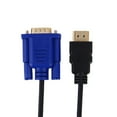 thumbnail image 3 of Visland Male to VGA Male D SUB 15 Pin Adapter Converter Cable Convert Signal from Laptop PC TV Box to VGA Monitors Projectors TV HD 1080P, 3 of 8