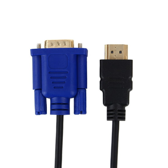 Lomubue DOONJIEY 1080P HDTV HDMI-compatible to VGA Male 15Pin Adapter Connector Cable for PC TV