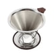 thumbnail image 4 of Filtro de cono de café 1x Soporte de filtro de café portátil Gotero de malla de doble capa de acero inoxidable 304, 4 of 13