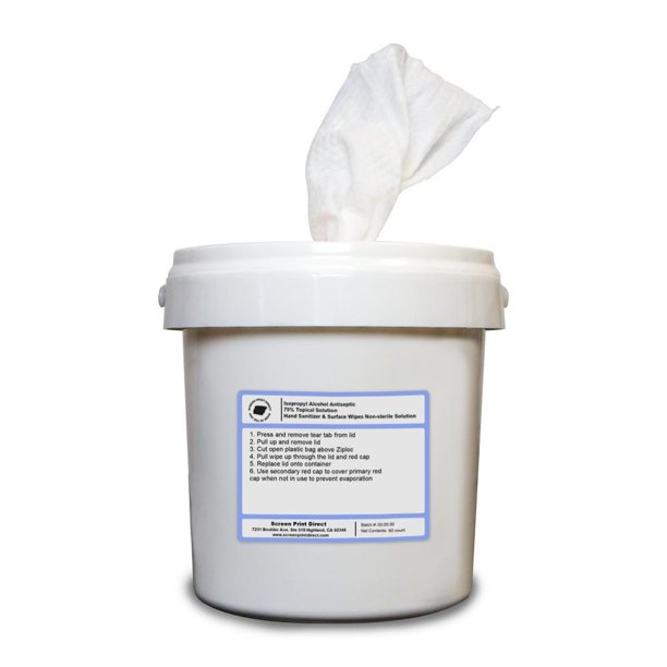 75% Isopropyl Alcohol Wipes (75% Alcohol Wipes) - Walmart.com