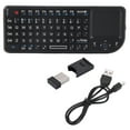 thumbnail image 6 of Mini Wireless Keyboard with Touchpad, Rechargeable Ultra Portable Bluetooth Keyboard and Mouse, Backlit Keyboard for HTPC, for PS3/4, Smartphones, PC, Tablet, TV Box, Windows, Black, 6 of 8