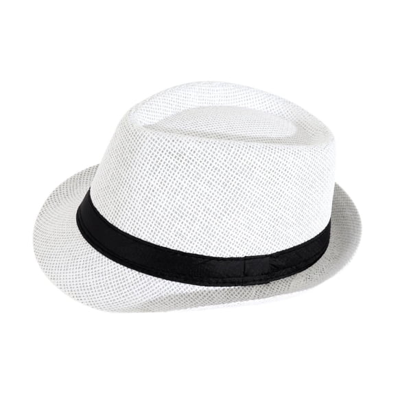 Sombrero Panamá para hombre y mujer, gorra de jazz informal para acampar, adultos, fiestas al aire libre, pesca
