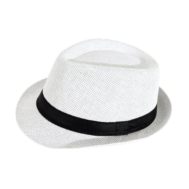 Sombrero Panamá para hombre y mujer, informal, elegante, ideal para festivales, playa, pesca.