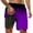 Z01-Dark Purple, variant on Kcolen Men's Swim Trunks 5 Inch Inseam High Elastic Waist Swim Shorts Light Upf Bathing Suit Compression Liner Summer Beach Swimming Shorts for Men