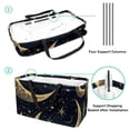 thumbnail image 4 of New Moon Symbol Reusable Foldable Oxford Cloth Storage Bins: Large Capacity Shopping Bags for Laundry and More, 4 of 7