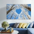 thumbnail image 5 of Large Framed Winter Sky Blue Wall Art Winter Tree Wall Decor For Livingroom Bedroom Decoration Framed Painting Ready to Hang, 5 of 7