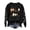 Black, variant on Women Casual Crewneck Lightweight Sweatshirts Long Sleeve Chicken Graphic Printed Pullover Sweatshirts Top Blouse Funnel Neck Sweatshirts for Women