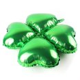 thumbnail image 4 of 12 Uds. Globos de papel de aluminio con trébol de cuatro hojas en forma de corazón encantador globo de decoración de fiesta verde para Festival de cumpleaños de boda FRCOLOR Hogar4111835, 4 of 7