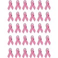 thumbnail image 1 of Official Breast Cancer Awareness Brooch Pins Pink Ribbon Lapel Pins Buttons 30, 1 of 7