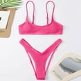 thumbnail image 5 of HCNTES Women's High Waisted Bikini Sets Neon Two Piece 2026 Swimsuit Sporty Adjustable Straps Bathing Suit(Pink,M), 5 of 5