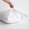 thumbnail image 5 of Kelnaro White Queen Pillowcases 20x30 Inch, 2 Pack 100% Pure Cotton Envelope Ultra Soft Hypoallergenic Pillow Cases, 5 of 6
