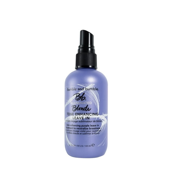 Bumble and bumble. Illuminated Blonde Tone Enhancing Purple Leave-in Treatment Spray | Neutralize brassiness | Heat Protection, Hydrating, Anti Frizz, Color Safe | Curl,