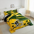 thumbnail image 3 of Manfei Sports Theme Full Size Comforter Sets,American Rugby Games Bedding Comforter Set,Green Bay Bedding Sets For Kids Boys,Microfiber Bedroom Decorative Reversible,3 Pieces, 3 of 8