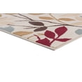 thumbnail image 5 of Transitional 8x10 Area Rug (7'6'' x 9'10'') Floral Ivory, Red Living Room Easy to Clean, 5 of 9