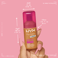thumbnail image 6 of NYX Professional Makeup Make 'EM Wonder, 24H Soft Matte Foundation Makeup, NATURAL 12, 6 of 9