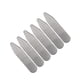 thumbnail image 4 of 6 uds cuello bordes lisos Metal múltiples opciones de tamaño camisa de vestir mujeres hombres 50 mm x 10 mm x 08 mm jinwen Estancias de cuello, 4 of 8