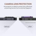 thumbnail image 4 of [2 Pack] Bling Camera Lens Protector Compatible with iPhone 13 Pro Max 6.7inch & 13 Pro 6.1inch Glitter Diamond Crystal Metal Lens Protective Decorat, 4 of 4