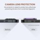 thumbnail image 4 of [2 Pack] Bling Camera Lens Protector Compatible with iPhone 13 Pro Max 6.7inch & 13 Pro 6.1inch Glitter Diamond Crystal Metal Lens Protective Decorat, 4 of 4