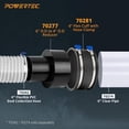 thumbnail image 2 of POWERTEC Dust Collection Reducer 6" OD to 4" OD with 6" Dust Control Flex Cuff  (70362), 2 of 7