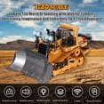 thumbnail image 3 of ADTHLIER RC Excavator,Dump Truck & Bulldozer Toy Set for Boys 6-11+.11-Ch Excavator with Metal Shovel,9-Ch Vehicles,2.4Ghz with Lights & Sounds,Ideal Gift for Kids, 3 of 9