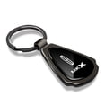 thumbnail image 2 of Lincoln MKX Black Dome Gunmetal Black Metal Teardrop Key Chain, 2 of 7